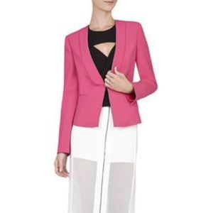 Bcbgmaxazria Hot Pink Blazer Size Xxs 